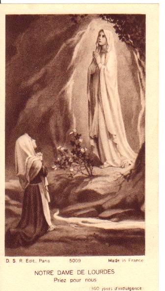 Prière de Sainte Bernadette